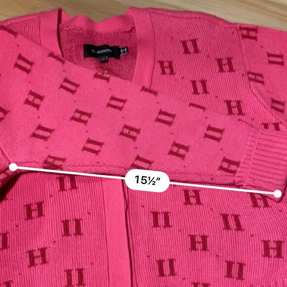 11 Honore hidden button cuffed sleeve v-neck sweater - Picture 9 of 9